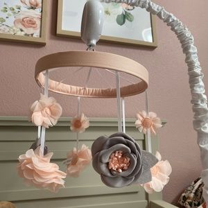 Floral Baby Mobile